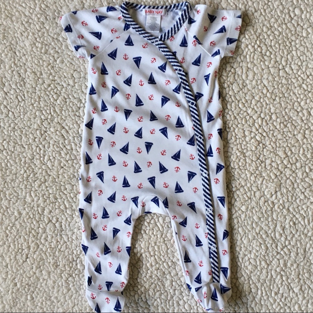 Sailboat outfit size 9 months Baby Nay one piece